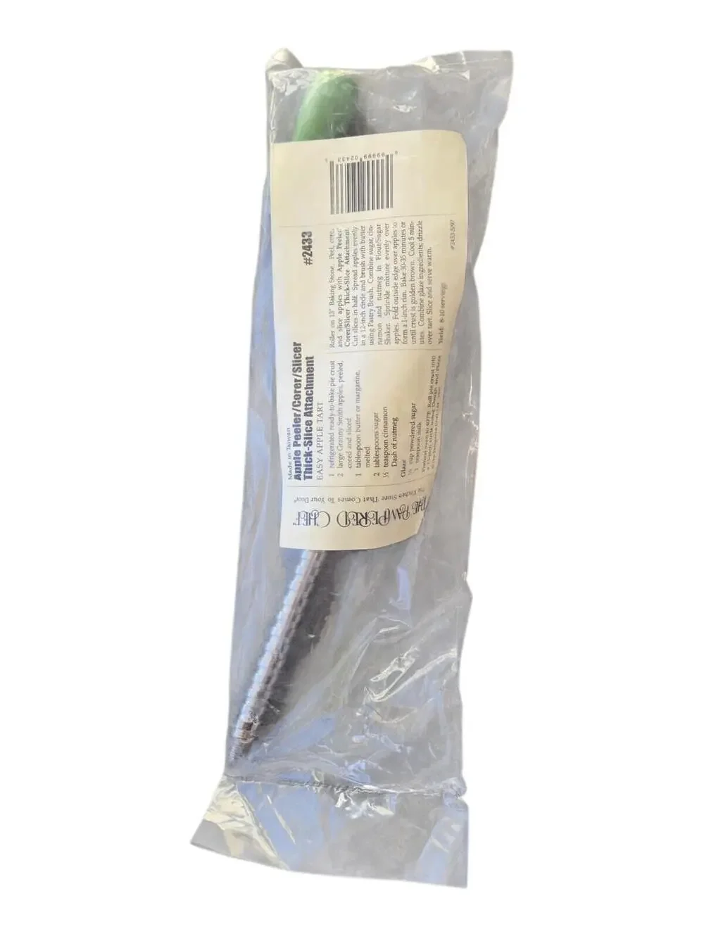 Pampered Chef Apple Peeler/corer/slicer Thick Slice Attachment Unused In package